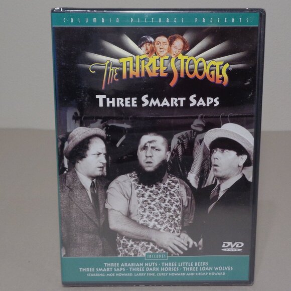 THE THREE STOOGES / Three Smart Saps / New DVD / Special Features / 5 Episodes - Picture 1 of 7